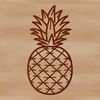 Pineapple Design Element Vector Graphic Vector design element featuring a whole pineapple.
