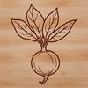 Radish Design Vector Art Radish illustration in vector format, suitable for various uses such as cutting files, stencils, or digital designs.