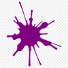 Colorful Digital Splash Shape A colorful splat shape created with digital design software.