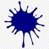 Flat Slime Shape Illustration A stylized, flat shape resembling a splat of slime with rounded edges.