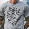 Delicate Strawberry Illustration A high-quality illustration of a strawberry fruit, suitable for various graphic designs and projects.