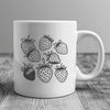 Vector Red Berry Design A vector illustration of a ripe red strawberry, suitable for various design purposes.