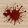 Organic Splat Illustration A stylized illustration of a splat shape with organic, irregular lines and shapes reminiscent of slime.