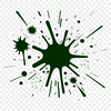 Vector Shape Artwork A colorful splat shape created as a vector design element.