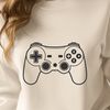 Detailed digital game accessory design A detailed vector illustration of a standard game controller with buttons and joystick.