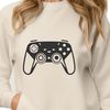 Digital Design Gamepad Icon SVG File A high-resolution game controller with buttons and joysticks, suitable for vector art and digital design.