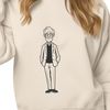 Free Editable Male Outline An editable vector graphic representing a man's silhouette.