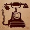 A Classic Phone Design for Digital Use An SVG illustration of a classic phone with clear lines and shapes.
