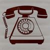 Free Vector Telephone Graphics A simple telephone icon in vector format, suitable for digital designs.