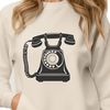 Simple Vector Telephone Illustration An SVG rendering of a classic telephone in a simple vector art style.