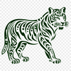 Creative Standing Tiger Decal