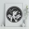 Stunning Fairy Stencil - Free PDF