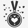 Beautiful Medal In DXF - Free Download