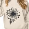 Floral Sunflower DXF