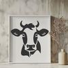 Artistic Cow - Procreate SVG Free Download