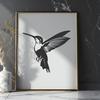 Flying Hummingbird Printable Image - PDF Free Download