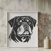 Beautiful Rottweiler PDF - For Sublimation Project