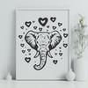 Stunning Elephant In SVG & PNG