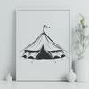 Tent Printable Artwork In PNG File Format For Free Download