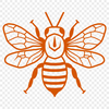 Free Bee Files For Digital Download In PNG Format