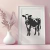 Beautiful Cow - SVG Format