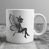 Beautiful Fairy - Laser Engraver SVG