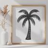 Unique Palm Tree Vector Drawing In DXF For Free Download