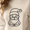 Creative Father Christmas In SVG & DXF