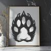 Unique Animal Paw Digital Art SVG - Free Download