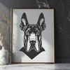 Stunning Great Dane PNG - For Procreate Project