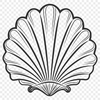 Beautiful Seashell - Laser SVG Free Download