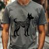 Artistic Standing Dog Decal