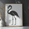 Beautiful Flamingo SVG, PNG, PDF And DXF Files