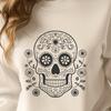 Floral Skull Decal