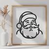 Stunning Santa - SVG For Commercial Use