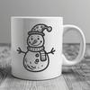 Unique Snowman In SVG Free Commercial Use Download