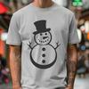 Creative Snowman Vector Drawing - Free PNG Download