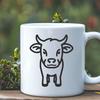 Cow In PDF Format - Free Commercial Use License