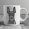 Ornate Doberman Pinscher - Glowforge PDF