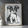 Artistic Puppy In SVG Format - Free Download