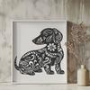 Creative Dachshund In PNG Format - Free Download