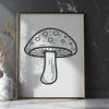 Stunning Mushroom Vector Image - Free PDF Download