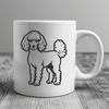 Poodle Stencil In SVG File Format For Free Download