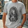 Ornate Virgin Mary Stencil