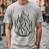 Stunning Flames - Laser Engraver DXF