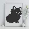 Artistic Pomeranian - Laser Cutter DXF