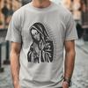 Artistic Virgin Mary In SVG & DXF