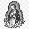 Beautiful Our Lady Of Guadalupe  DXF