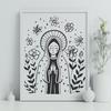 Ornate Our Lady Of Guadalupe - Cricut DXF