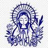 Free Virgin Mary PNG - For Laser Project